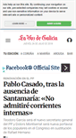Mobile Screenshot of lavozdegalicia.es