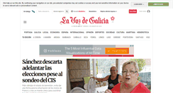 Desktop Screenshot of media.lavozdegalicia.es